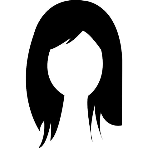 Brunette Female Woman Long Hair Vector Svg Icon Svg Repo