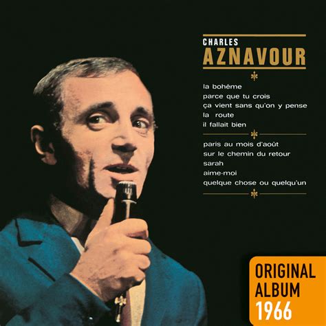 Charles Aznavour La Bohème Original Album 1966 In High Resolution