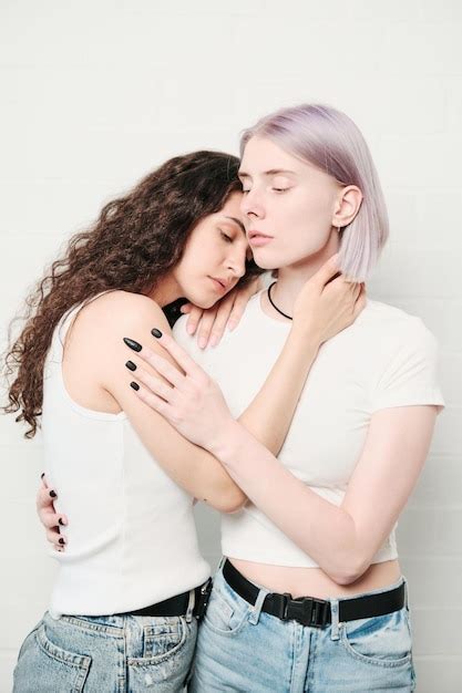 Premium Photo Lesbians Touching Each Other