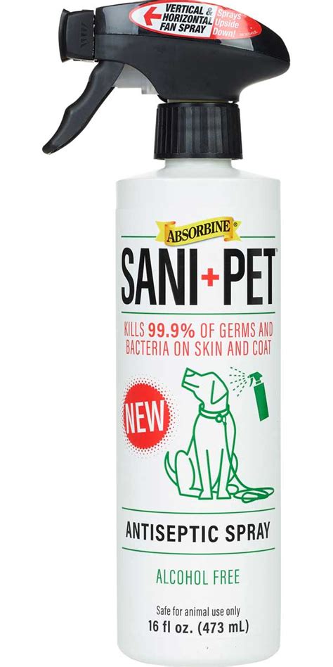 Sanipet Antiseptic Spray For Animals Absorbine Topicals Ointments