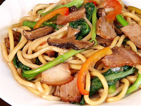 Hokkien Noodles With Char Siu Pork Ang Sarap