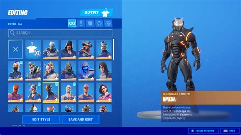 Stacked Fortnite Account Max Omega 77 Skins Save The World