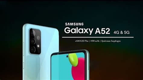 Samsung Galaxy A52 4g And 5g Versions Specifications First Look