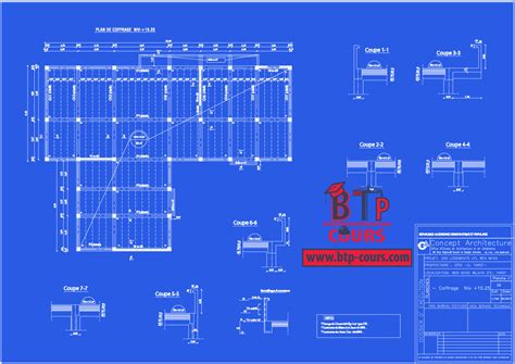 Plan Dwg Plan B A Et Archi N Cours Btp