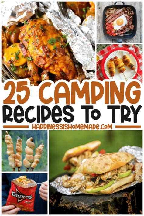 25 Easy Camping Recipes Happiness Is Homemade