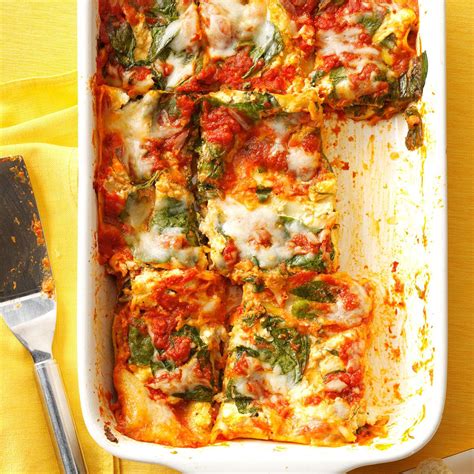 Spinach Lasagna Recipe Taste Of Home