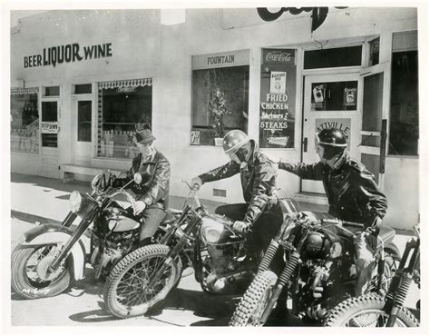 Nostalgia On Wheels Motorcycle Gang Photo Stills 1957