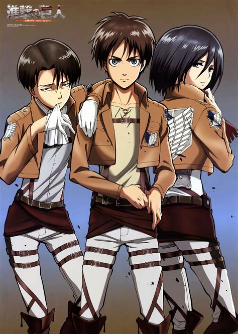 Tags Scan Official Art Shingeki No Kyojin Mikasa Ackerman Levi