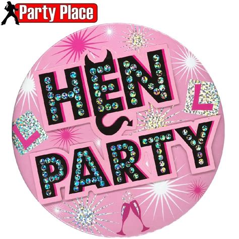 Hen Party Jumbo Badge Party Place 3 Floors Of Costumes And Accessories