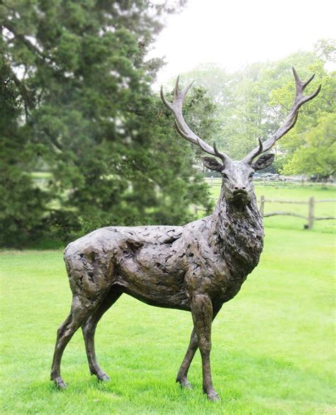 Life Size Outdoor Garden Bronze Roe Deer Sculpture Animal Sculpture