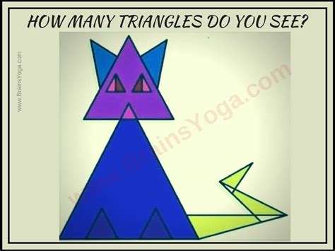Count The Triangles Puzzle Can You Spot Them All