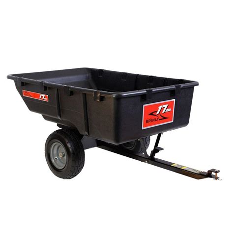 Brinly Hardy 850 Lb 17 Cu Ft Tow Behind Poly Utility Cart Pct 17bh