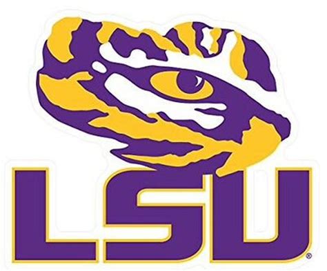 LSU Tigers 6 Premium Vinyl Decal Licensed NCAA Etsy