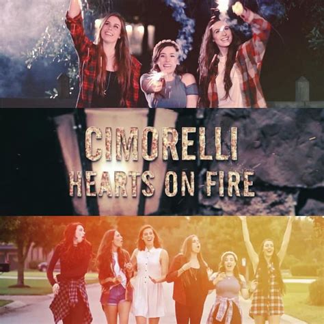 Lauren Cimorelli On Instagram The Hearts On Fire Music Video Is Out