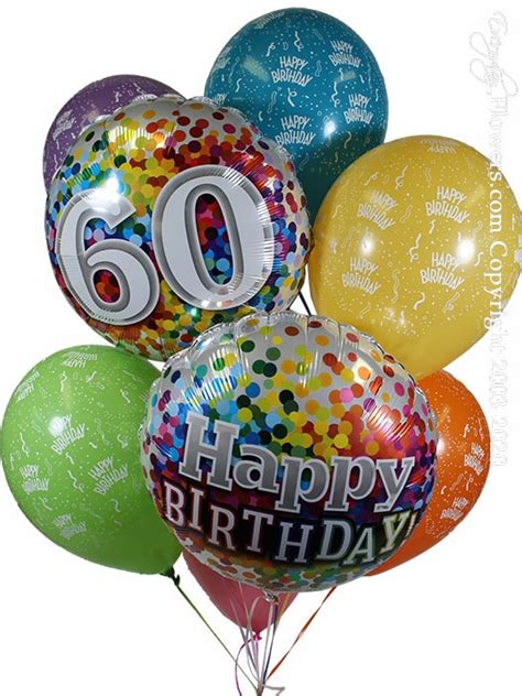 Sure to get your guests talking, why not try adding fresh flowers and foliage to your balloon arch? 60th Birthday Balloons - Number Balloons 60 - Everyday Flowers