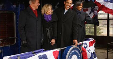 Obama Takes Train Ride To History Cbs News