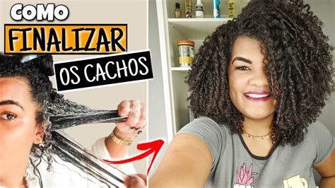 Como Finalizar Cabelo Cacheado E Crespo YouTube