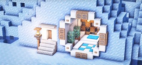 Minecraft Ice Glacier Survival House Ideas And Design