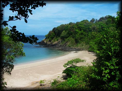 Wallpaper Travel Blue Sky Green Beach Water Beautiful Forest