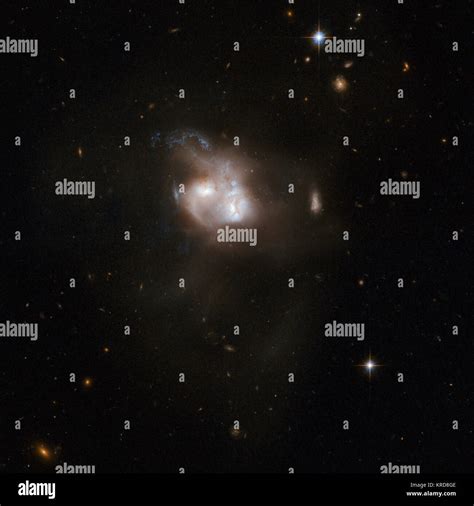 Hubble Interacting Galaxy Ngc 5256 2008 04 24 Stock Photo Alamy