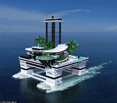 Tomorrows Billionaires Can Buy A Portable Island Incredible Floating