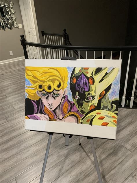 Fanart I Finished Painting My Boy Giorno And Ger After 4 Days Of Hard