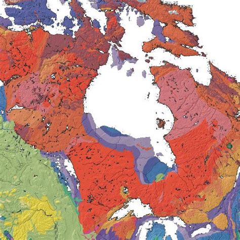 Geologic Map Of The Canadian Shield