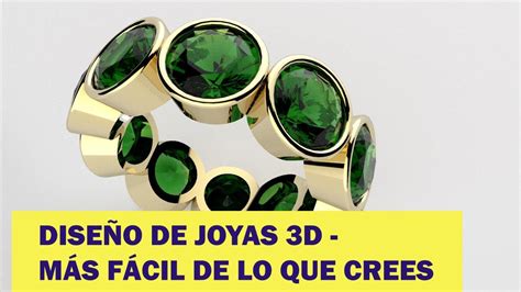 Aprender A DiseÑar Joyas En 3d En Tan Solo 21 Horas Youtube