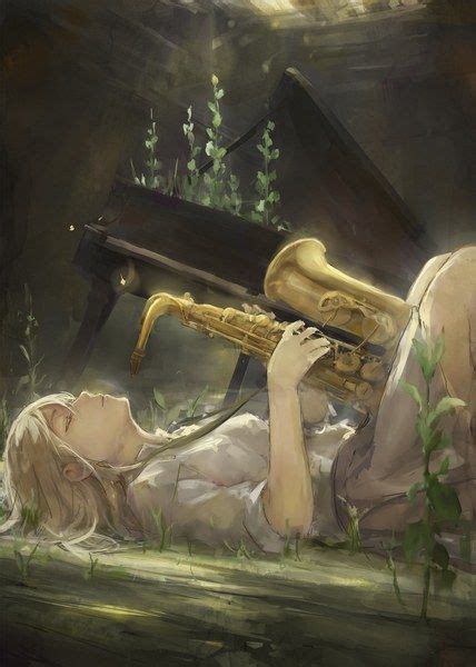 Saxophone By Toritoritottori Anime Art Manga Art Anime Music