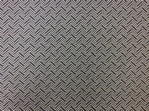 Woven Heavy Upholstery Gray And Tan Contemporary Chevron Herringbone