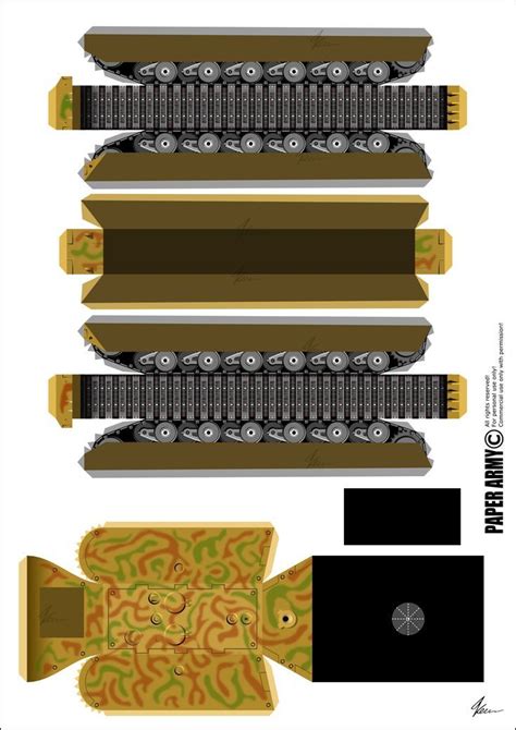 To Download The Maus Paper Tank Template Click On The Link In The Picture In The Lower Left