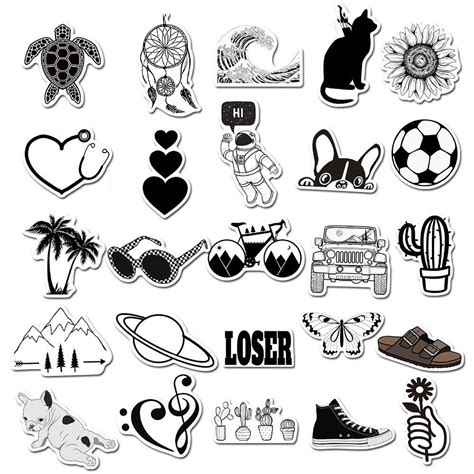 Lista Foto Stickers Blanco Y Negro Para Imprimir Alta Definici N Completa K K