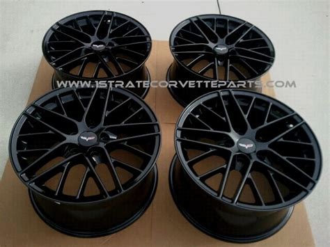 Fs For Sale Gloss Black C6 Zr1 Wheels For Z06grand Sport 18x95