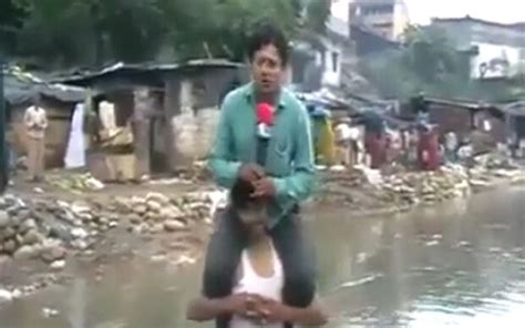 Indian Reporter In Flood Video Scandal Sacked Telegraph