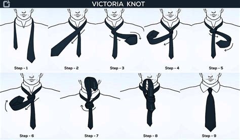 How To Tie A Victoria Knot Tie Mens Ties Tie Knots Nexoye