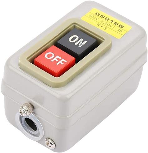 Bs216b Motor On Off Switch3p Self Locking Onoff Power Push Button