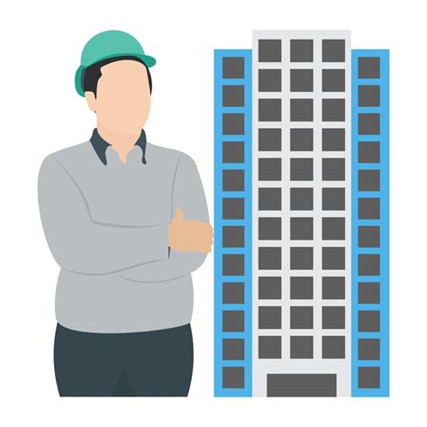 Construction Manager Concepts 4489178 Vector Art At Vecteezy