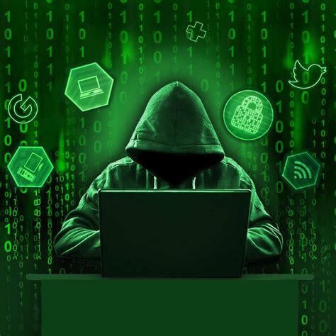 Download Green Hacker On Laptop Hacking Android Wallpaper