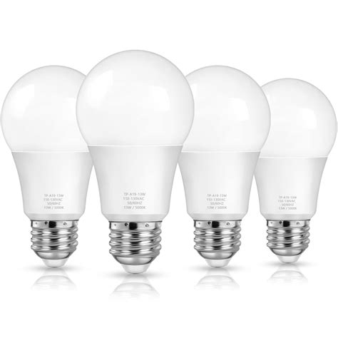 A19 Led Light Bulbs 100 Watt Equivalent Led Bulbs Daylight 5000k 1500 Lumens E26 Standard