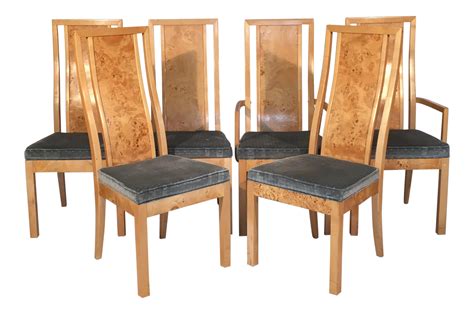 Burlwood Dining Chairs by Thomasville - Set of 6 | Chairish