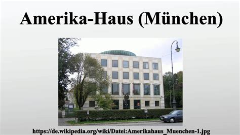 Das amerika haus, am karolinenplatz zu finden, ist eine bayerische kulturinstitution. Amerika-Haus (München) - YouTube