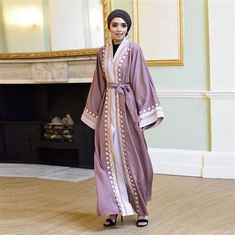 Ramadan Kaftan Dubai Abaya Kimono Cardigan Turkey Hijab Muslim Dress Caftan Marocain Islamic