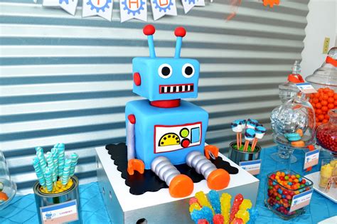 Put yourself in their shoes: Partylicious Events PR: Birthdays: {Robot Party}