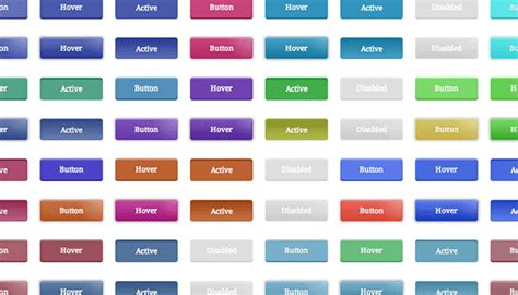 114 Flat Design Buttons Elements And Ui Kits For Graphic Designers