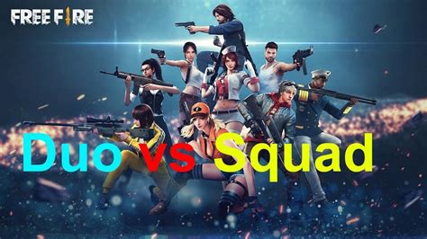 The battle royale game for all. Free fire Duo vs Squad - YouTube