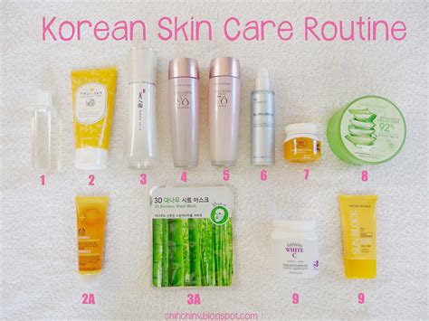 The Chinchin Chronicles Korean Skin Care Routine
