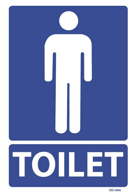 Mens Toilet Industrial Signs