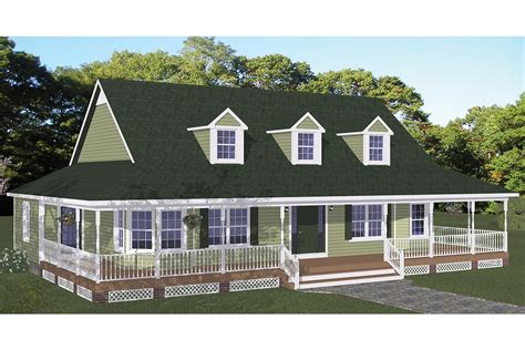 Ranch Style House Plans With Open Floor Plan And Wrap Around Porch