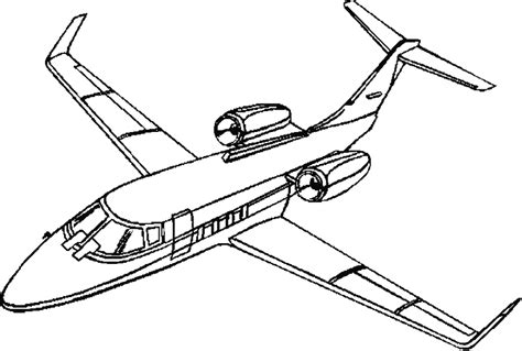 coloring jet aircraft picture