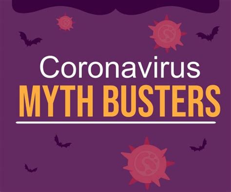 Graph 14 Common Coronavirus Myths Busted Full Size Infographic